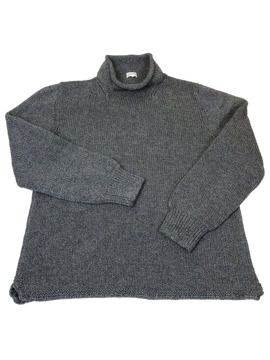 Quaker Marine Supply Other - QUAKER MARINE SUPPLY Mens Fishermans Rollneck Gray Cotton Sweater Size XL